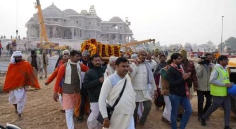 Sri Rama temple in Ayodhya Temple Ceremony