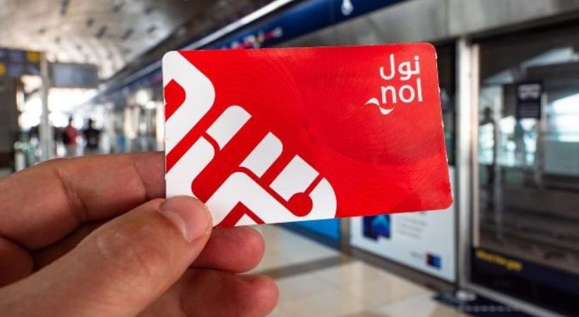 Cardless digital system Nol card Dubai RTA