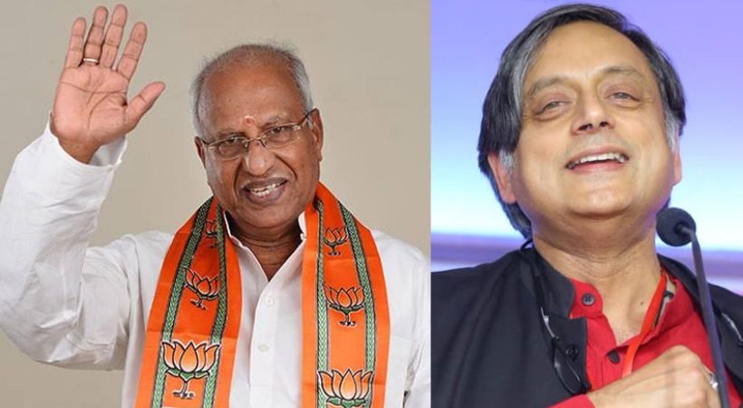 BJP leader O. Rajagopal praise Shashi Tharoor