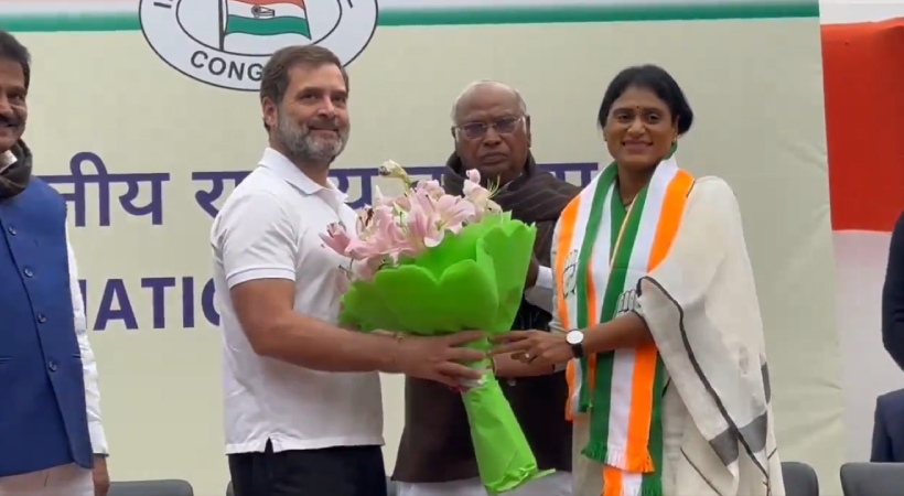 YS Sharmila Joins Congress Ahead Of 2024 Polls