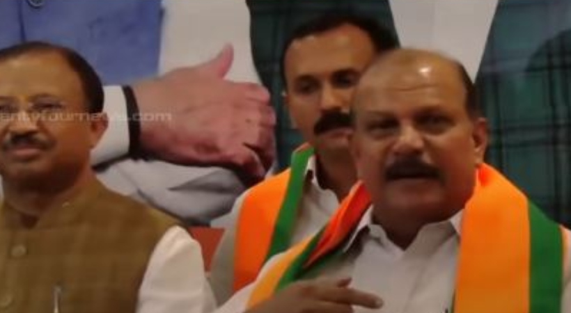 P C George joined hands with BJP