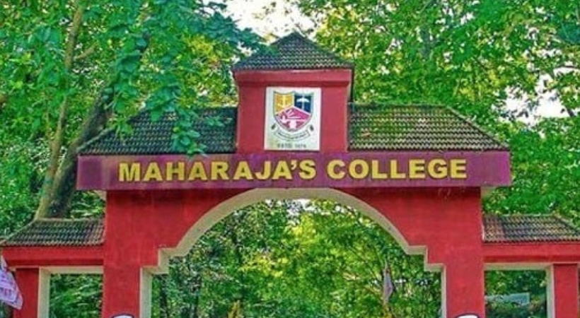 maharajas college sfi arrest