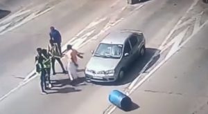 toll plaza scuffle cctv