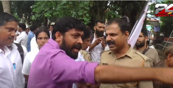 Kannur CPIM against Kerala police after M Vijin issue with police
