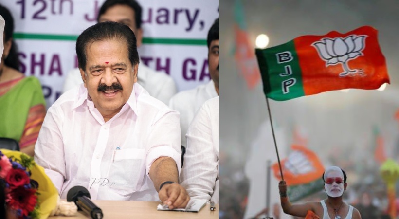 'BJP has degenerated into a party for the tainted'; Ramesh Chennithala