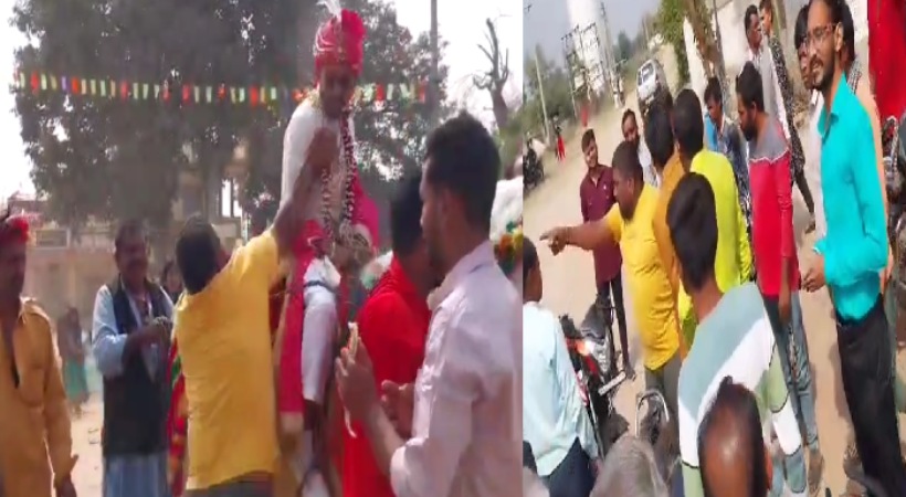 Dalit groom assaulted abused for riding horse during wedding procession