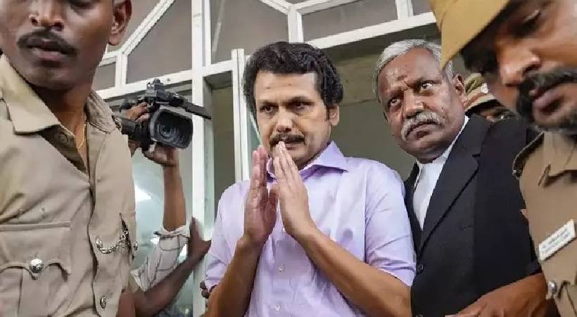 senthil balaji resigned