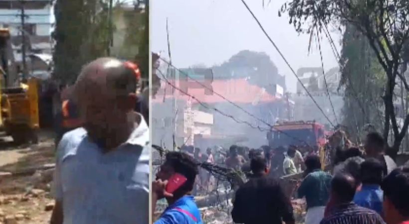 major explosion at firecracker storage unit in thrippunithura