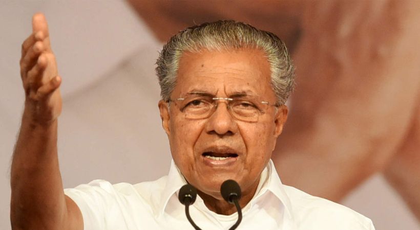 Chief Minister Pinarayi Vijayan against the central government