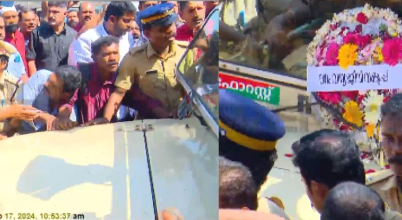 Wayanad protest against forest department