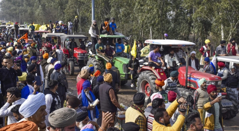haryana police farmers protest