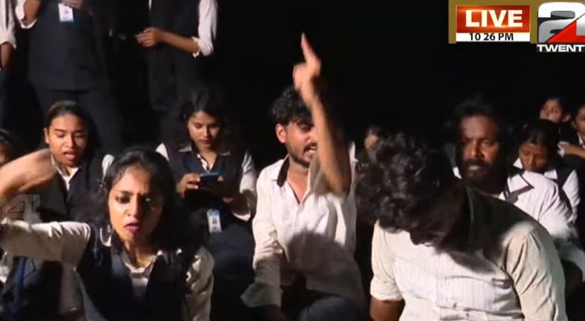students protest principal response