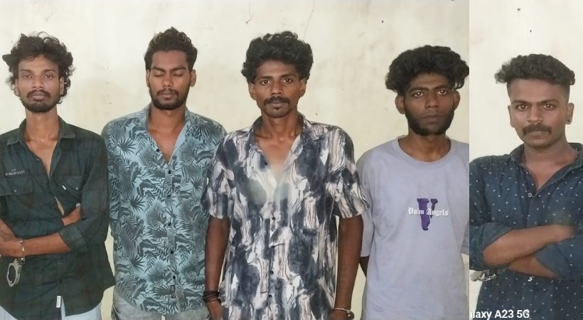 Ganja Poaching in Thiruvananthapuram; 5 people arrested