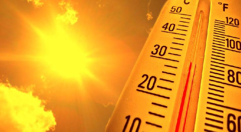 chances of high temperature and slight rain today kerala weather