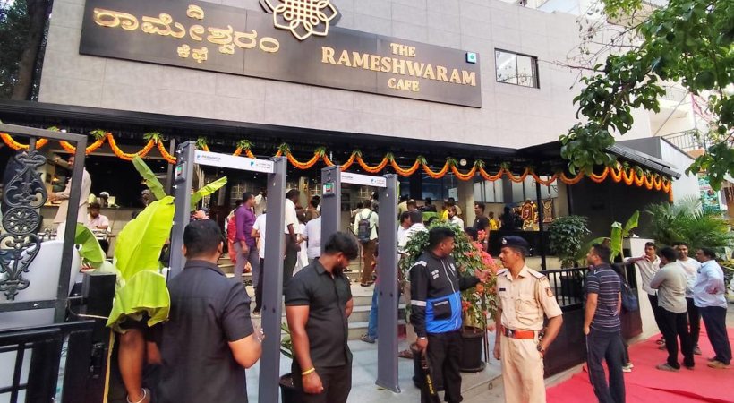 Rameswaram Cafe reopens; Heavy security