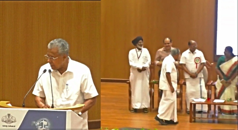 Pinarayi Vijayan angry