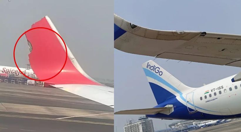 IndiGo plane hit Air India Express aircraft's wing