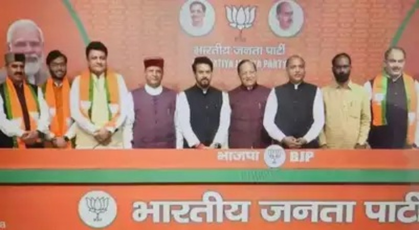 Six rebel Congress MLAs joined BJP in Himachal Pradesh