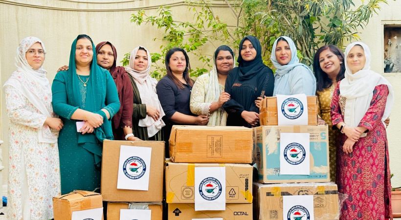 WMC Al Khobar Province Women's Forum Joins Hands in Angels' Free Clothing Distribution