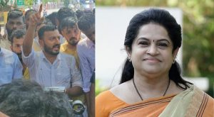 Rahul Mamkootathil FB POST against Padmaja Venugopal