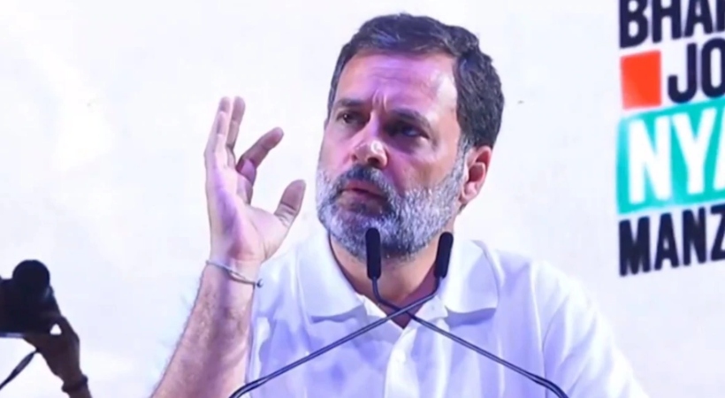 rahul gandhi criticizes modi evm bjp