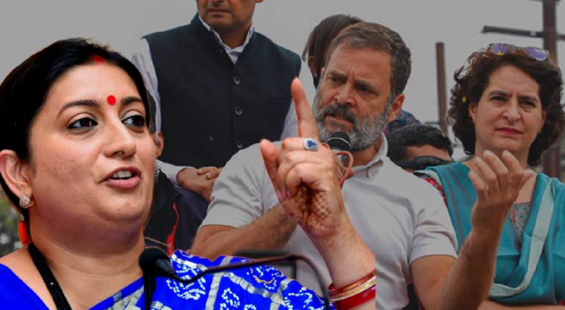 Smriti Irani mocked Rahul Gandhi over Amethi candidacy