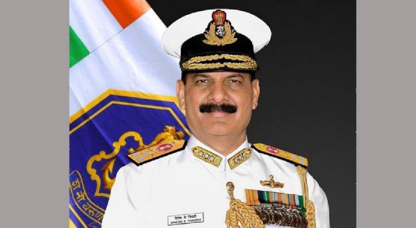 Admiral Dinesh Kumar Tripathi new Navy chief