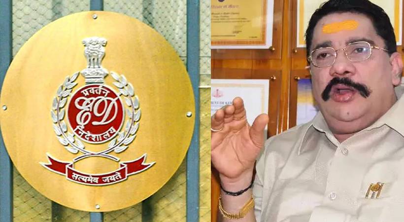 ED against Sasidharan Kartha masappadi case