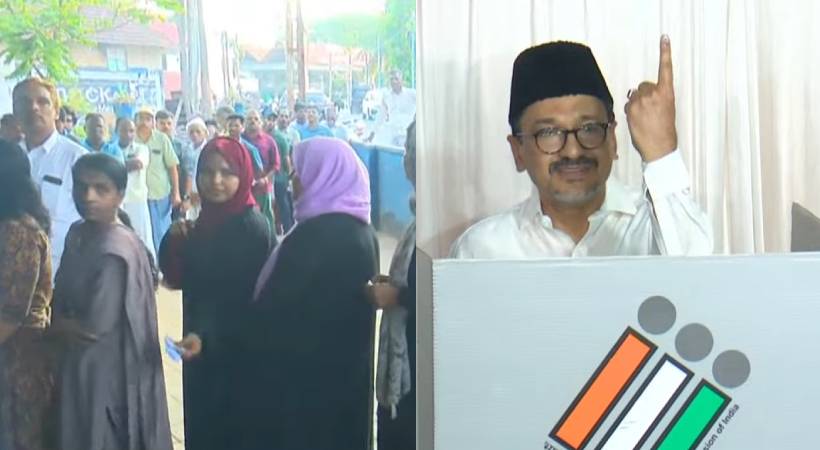 voting begun in kerala loksabha election 2024