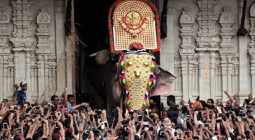 thrissur pooram distance between elephant and public reduced to 6m