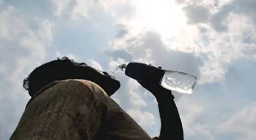 The temperature is likely to rise in the state till Tuesday