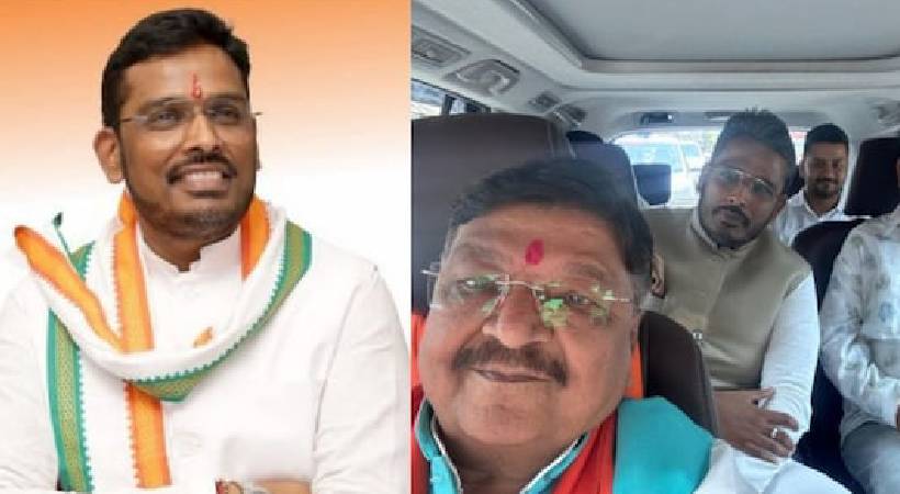 Congress candidate from Madhya pradesh Akshay Bam joined BJP