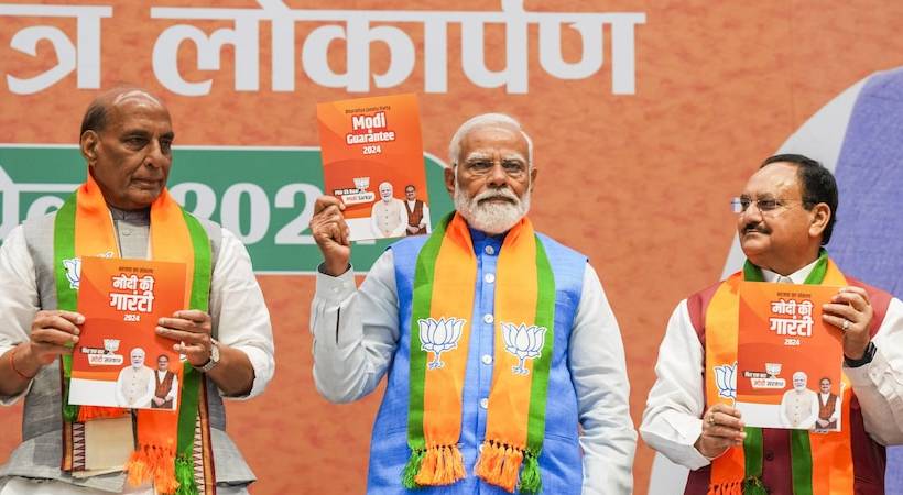 NRC no mentioned in BJP's election manifesto