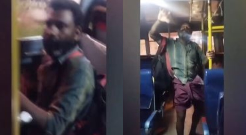 KSRTC bus Conductor attacked in moving bus Thrissur