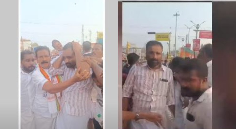 C R Mahesh MLA injured in conflict in Last minute election campaign Kollam