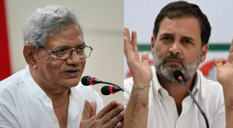 sitaram yechury replay to Rahul Gandhi for his allegations against Pinarayi Vijayan