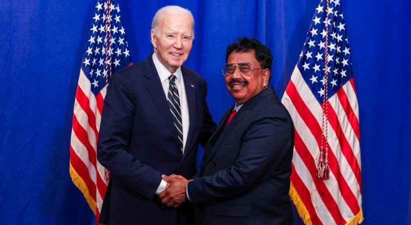 fokana president dr babu stephan meets joe biden