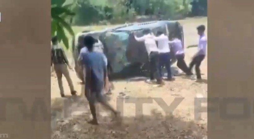 car accident anakkara cctv