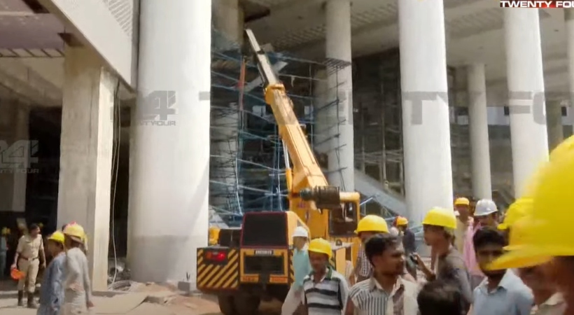 kakkanad smart city building collapsed