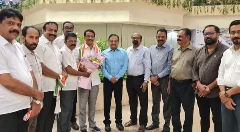 Dammam oicc welcomes pazhakulam madhu