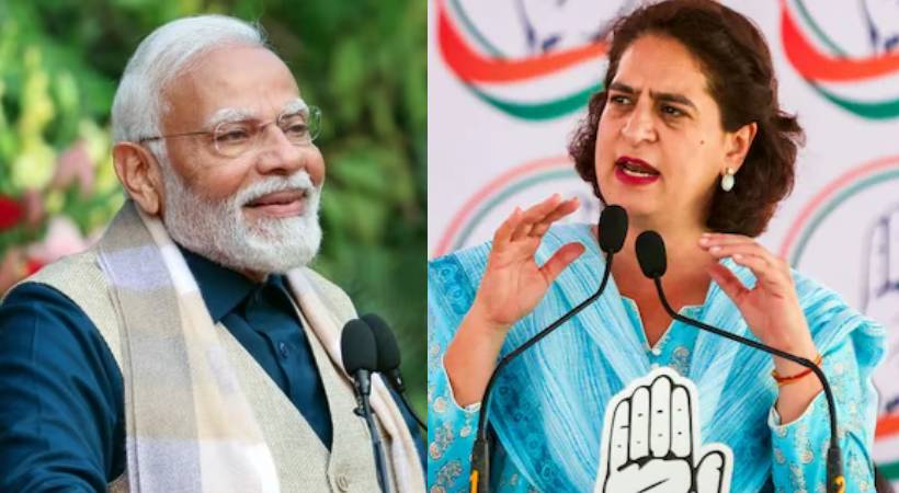 Priyanka Gandhi asks why not Narendra modi contest from Gujarat