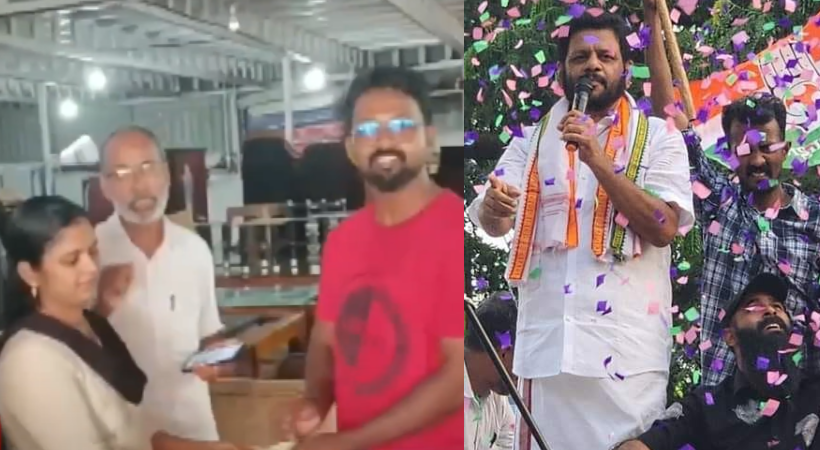 Bet 1 rupee per vote VK Sreekandan Palakkad