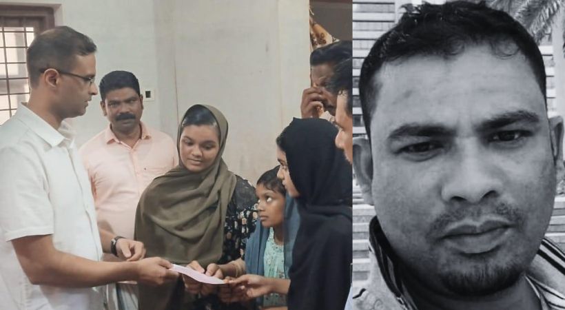NBTC management visits KP Nooh's house who died in kuwait fire accident