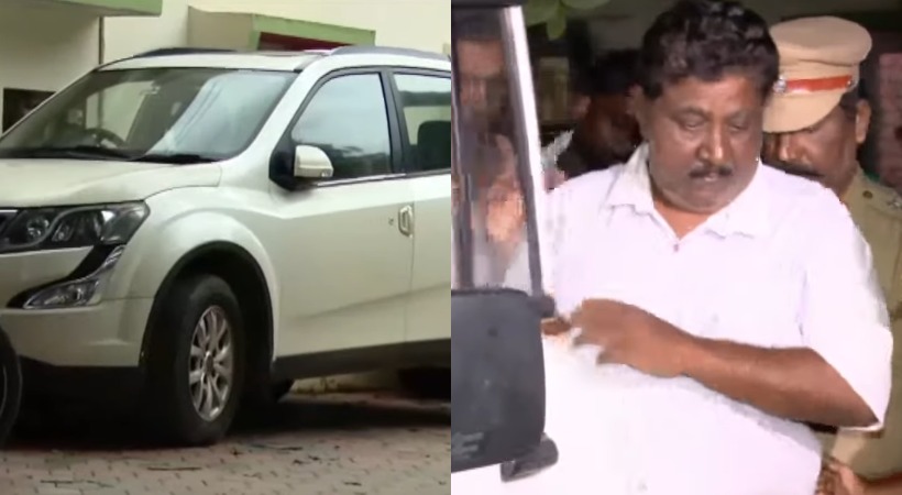 quarry owner deepu murder case sunil kumar's car found
