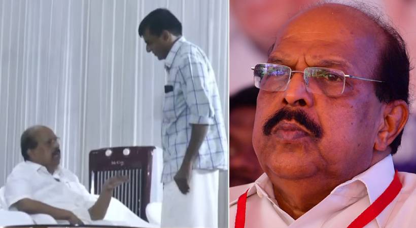 Delay in starting scheduled program G Sudhakaran walked out