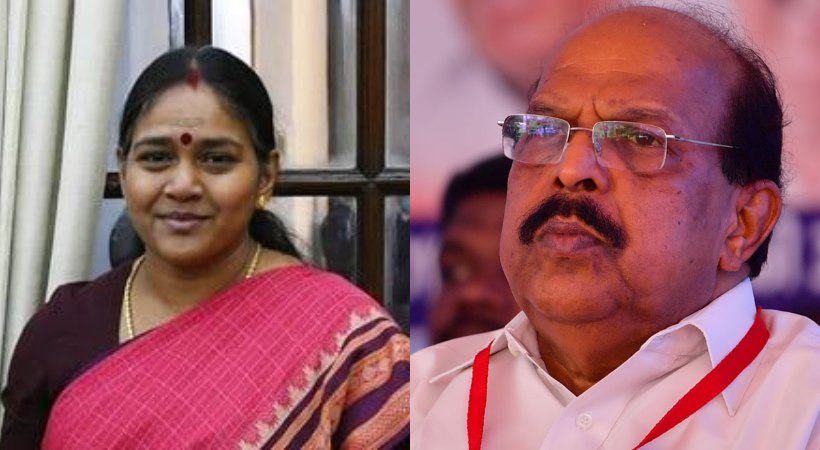 Sobha Surendran congratulates G Sudhakaran on his statements about Modi