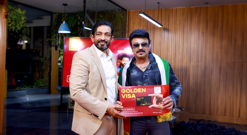 riyaz khan got UAE Golden visa