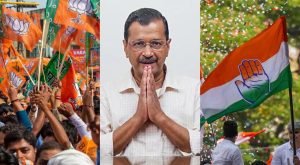 Exit poll survey results 2024 Loksabha election delhi updates