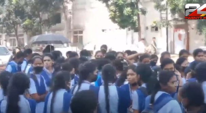 RVM Nursing College students has ended strike