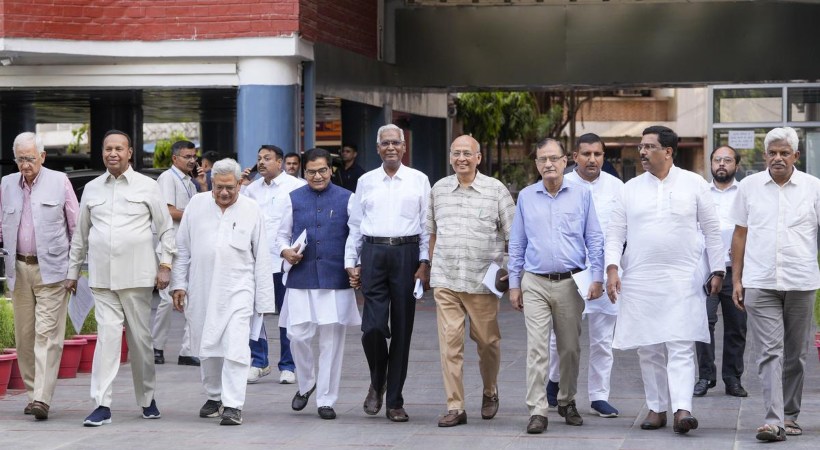 INDIA bloc leaders meet EC, seek details on counting